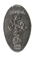 DL0259 RETIRED Nurse Minnie 2004 pressed quarter or elongated Disney coin image.