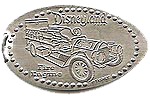 DL0265 RETIRED Fire Engine pressed nickel or elongated Disney coin image. 