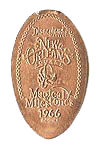 DL0323 RETIRED New Orleans Square 1966 Magical Milestones pressed penny elongated coin image.