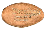 DL0361r Tweedledee & Tweedledum pressed penny stampback. 