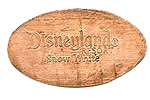 DL0362r DISNEYLAND  ®  RESORT, SNOW WHITE pressed penny backstamp. 