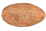 DL0369r DISNEYLAND  ®  RESORT, GOOFY pressed penny stampback. 