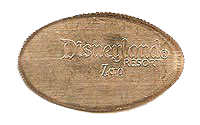 RETIRED Disneyland Park NIGHTMARE BEFORE CHRISTMAS Pressed Quarter Guide No.DL0376r Coin Reverse