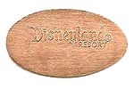 DL0393-395r DISNEYLAND ® RESORT pressed penny reverse DISNEYLAND ® RESORT.