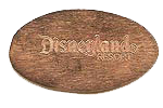 DL0407r DISNEYLAND  ®  RESORT smashed penny reverse. 