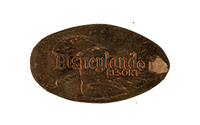 DL0413r DISNEYLAND  ®  RESORT smashed penny backstamp.