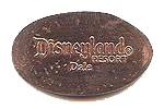 DL0414r DISNEYLAND  ®  RESORT, DALE smashed penny reverse. 