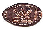 Disneyland Pirates elongated coin or pressed penny!