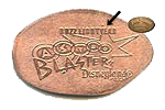Astro Blasters pressed penny stampback type III.