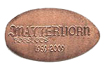 DL0444r MATTERHORN BOB SLEDS 1959-2009 smashed penny stampback.