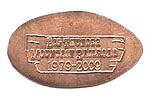 DL0445r BIG THUNDER MOUNTAIN RAILROAD 1979-2009 smashed penny stampback.