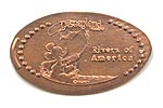 DL0480 Rivers of America pressed penny