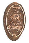  DL0493a Retired Bibbidi Bobbidi Boutique Princess Wide border pressed penny or elongated coin image.