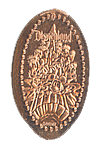 DL0511 Splash Mountain Log Ride pressed penny or elongated coin image.