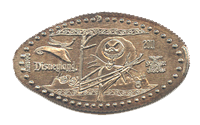 DL0513 Retired 2011 Zero & Jack pressed quarter or elongated coin image.