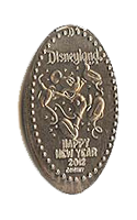 DL0516 Retired Vertical souvenir pressed nickel or souvenir coin image. 