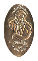 DL0544 Retired Ariel First Version pressed quarter or elongated coin image.