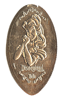 DL0545 Retired Belle First Version pressed quarter elongated coin image.