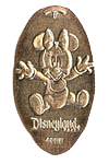 DL0549 Baby Minnie Mouse pressed dime.