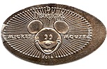 2014 Mickey Rays pressed nickel