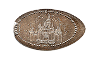 2014 Disneyland's Sleeping Beauty Castle pressed nickel