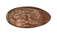 DL0600 60th Critter Country Splash Mt. pressed penny