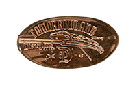 DL0601 60th Monorail Tomorrowland pressed penny