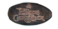 DL0639-641  Pirates of the Caribbean pressed coin backstamps.