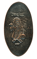 DL0519r, DL0525r & DL0680r Gus Gracey the Ghost smashed quarter stampback elongated coin image. 