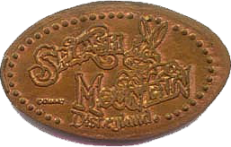 Remembering Splash Mountain... The first Disneyland Splash Mountain themed pressed coin, the DL0013 