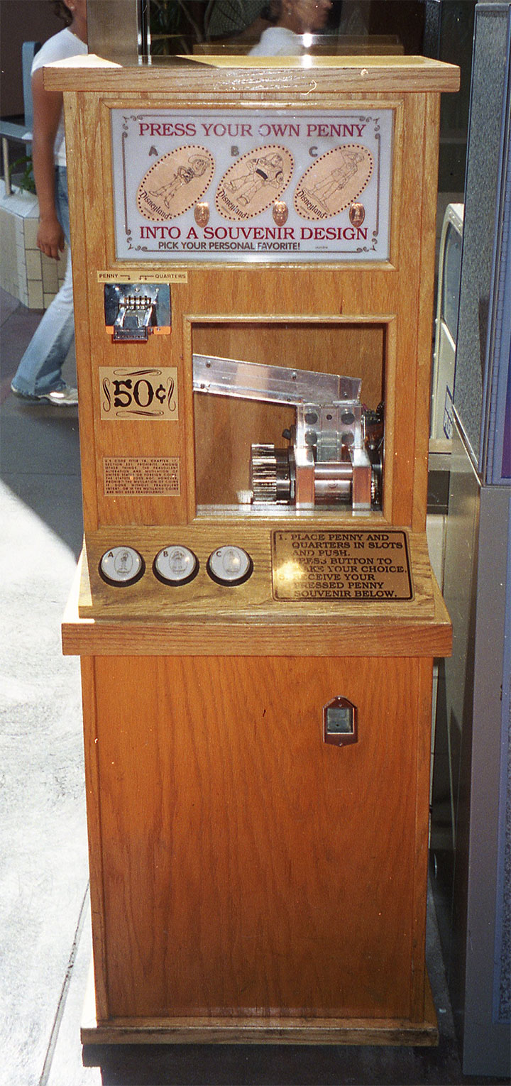 Disneyland pressed pennies