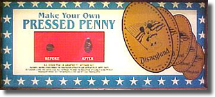 Mickey Mouse USA pressed penny marquee or sign