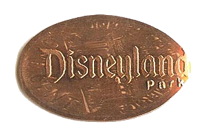 DL0346 Splash Mountain Critter Country pressed coin, larter solid style print backstamp.