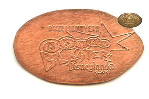 The Type III Astro Blasters pressed penny backstamp.