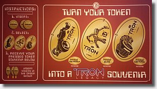 New Tron token marquee 5/1/2013