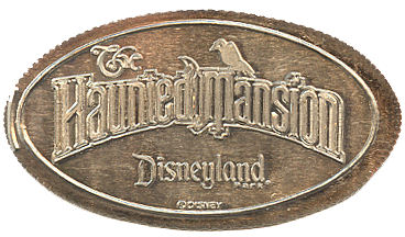 Haunted Mansion Banner pressed coins