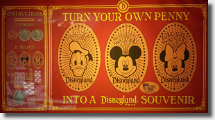 2013 pressed penny machine sign