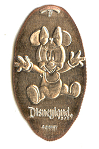 Disneyland pressed dime, Baby Minnie