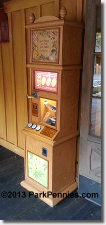 Winnie The Pooh penny press machine 11-15-2013