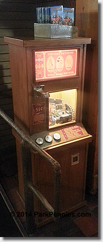 FrontierLand penny press machine DL0583-585 elongated coins from 7/7/14