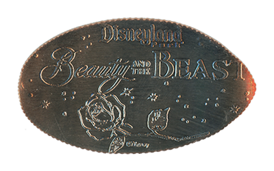 Beauty and the Beast pressed quarter set backstamps 9-30-2016