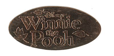 Winnie The Pooh pressed penny stampbacks 9-30-2016
