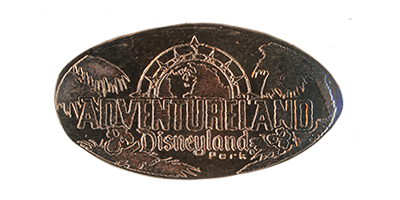 Indiana Jones pressed coin backstamp DL0648-650 10/6/2016