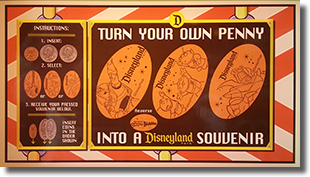 The NEW 2016 Buzz Lightyear DL0657, DL0658, and DL0659 pressed coin machine marquee.