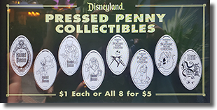 New Haunted Mansion - Nightmare Before Christmas 8-Play  Penny Press  Machine 