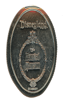 Haunted Mansion Logo image pressed quarter