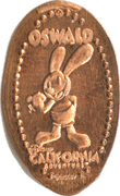 Oswald pressed penny CA0163