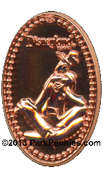 Goofy pressed penny pin