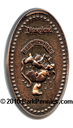 WDI pressed penny pin Donald