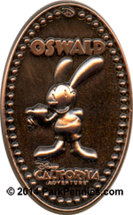 Oswald pressed penny pin